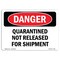 Signmission OSHA Sign, 12" H, Peel & Stick Wall Graphic, 18" x 12", Lndscp, Used Medical Device Quarantine Area OS-DS-RD-1218-L-2517 - alternate 1